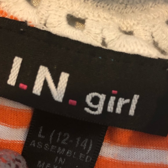 Girls ruffle tank top with lace - Picture 3 of 3